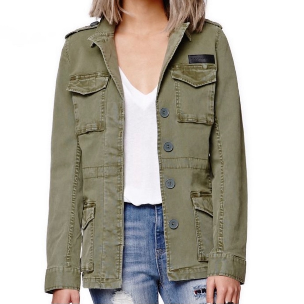 Gypsy Warrior Military Green Jacket - Size Small